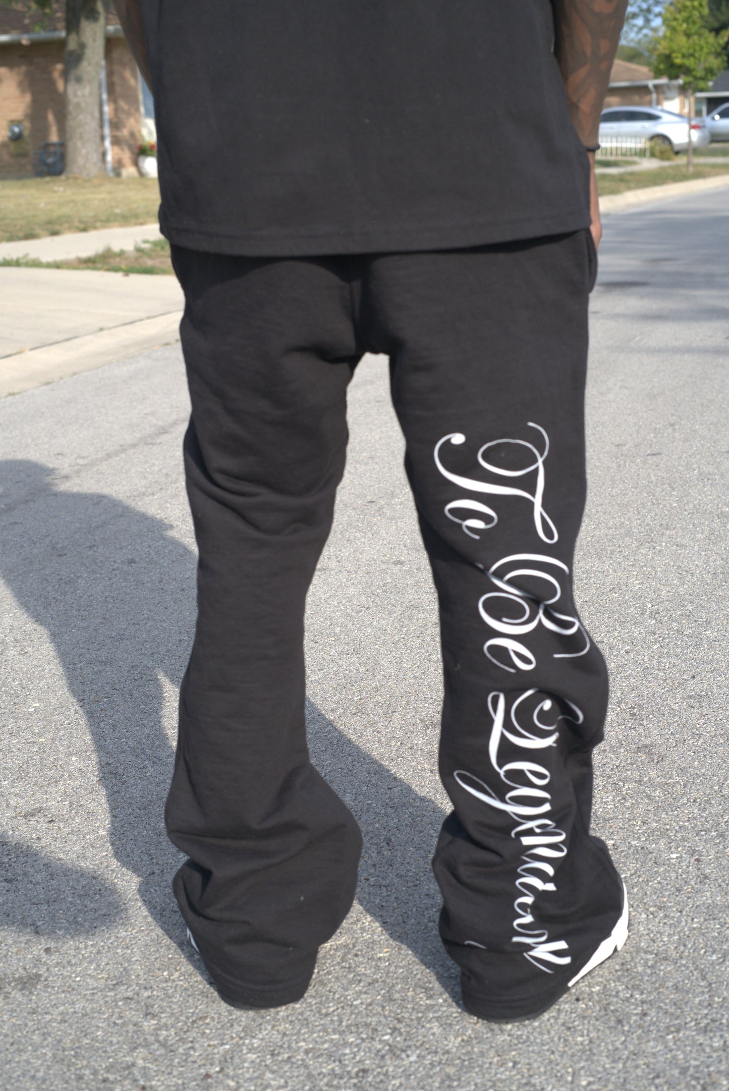 Chosen 1 stacked flare sweatpants